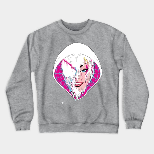 Spider Melt 3 Crewneck Sweatshirt by luketobias